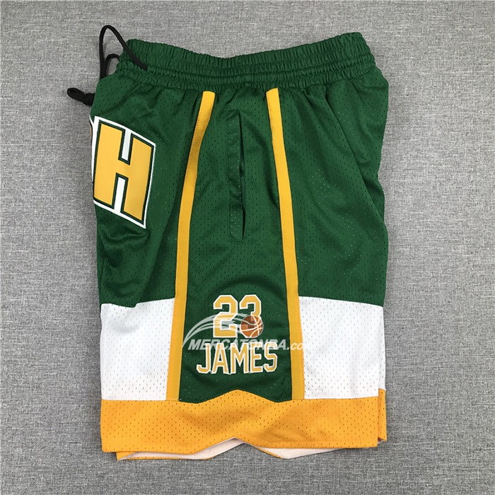 Pantaloncini St. vincent-st. mary LeBron James Verde